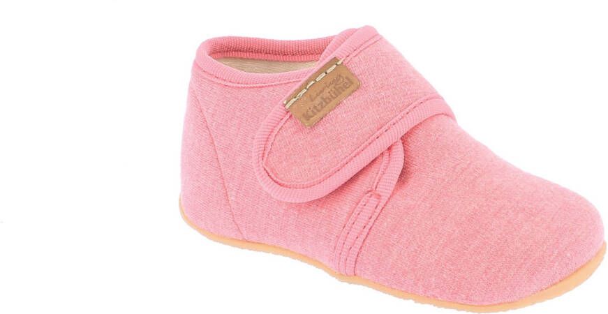 Living Kitzbühel Kid's Babyklett Jersey Unifarben Pantoffels roze