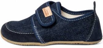 Living Kitzbühel Kid's Klettmodell Ulli Uni Pantoffels blauw