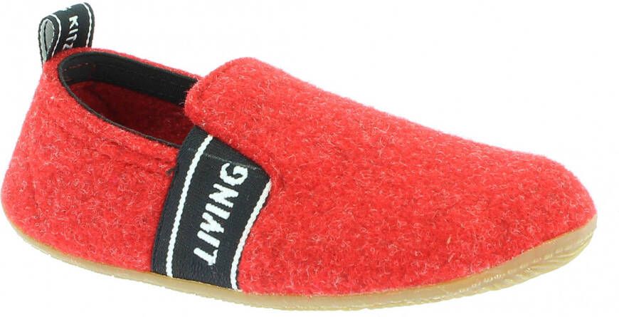 Living Kitzbühel T-Model Vilt & LK Belettering No. 3645 Pantoffels rood