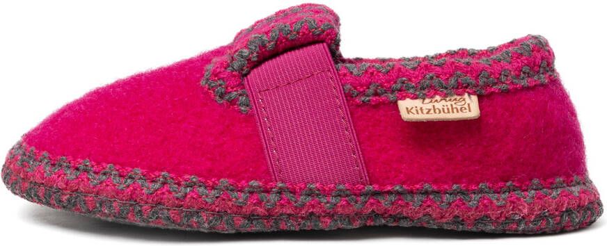 Living Kitzbühel T-Modell mit Häkelverzierung Pantoffels roze