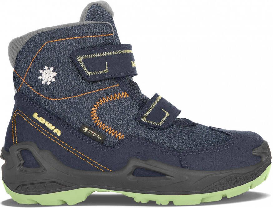 Lowa Kid's Milo GTX MID Winterschoenen blauw