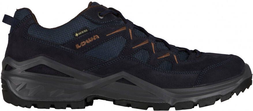 Lowa Sirkos Evo GTX Lo Wandelschoenen Marineblauw Middenbruin