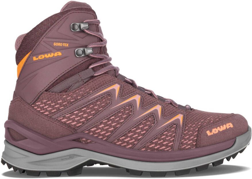 Lowa Women's Innox Pro GTX Mid Wandelschoenen bruin purper