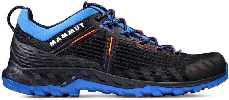 Mammut Alnasca Knit III Low GTX Approachschoenen blauw zwart