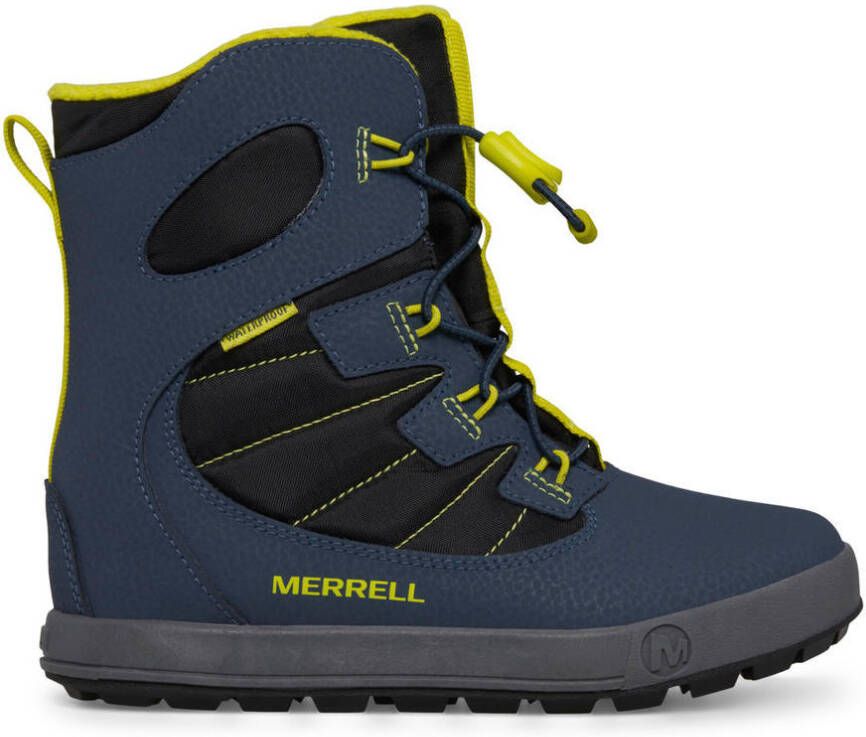 Merrell Kid's Snow Bank 4.0 Waterproof Winterschoenen blauw