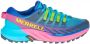 Merrell Agility Peak 4 Trail J135112 Vrouwen Blauw Hardloopschoenen - Thumbnail 2