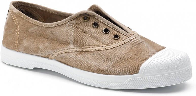 Natural World Sneakers Ingles Elastico Beige 100% bio katoen