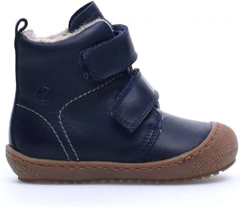 Naturino velcro effen warme hoge schoenen Bubble navy