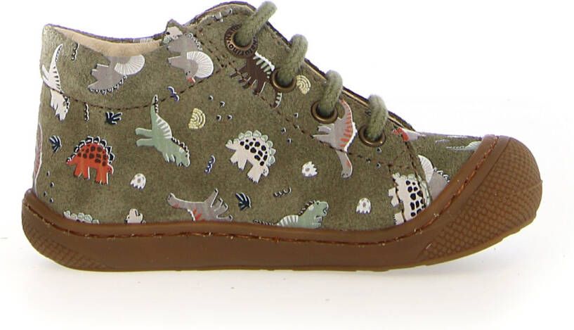 Naturino Kid's Cocoon Suede Vrijetijdsschoenen olijfgroen bruin