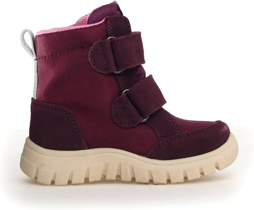 Naturino Kid's Geminae 3 VL WP Suede Fabric Winterschoenen rood