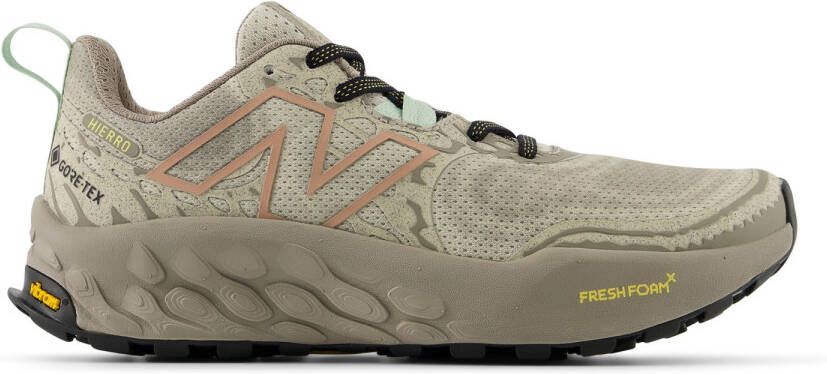 New Balance Women's Fresh Foam X Hierro V8 GTX Trailrunningschoenen beige