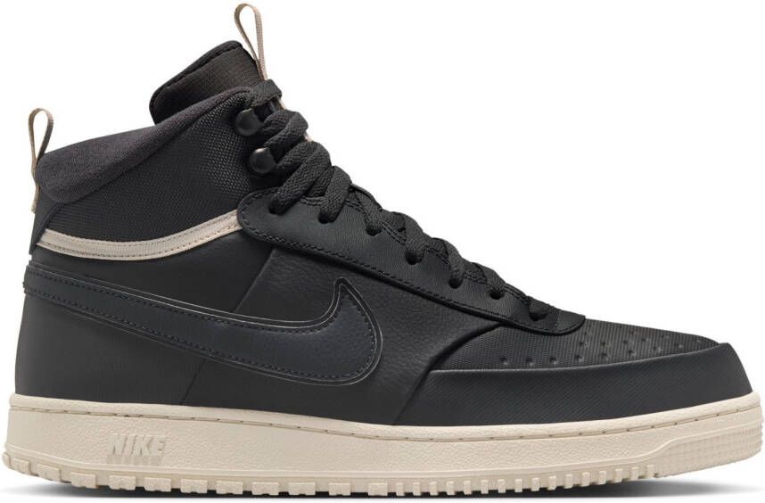 Nike Court Vision Mid Winter Sneakers zwart