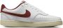 Nike Court Vision Low Next Nature Sneakers Wit Rood Unisex - Thumbnail 2