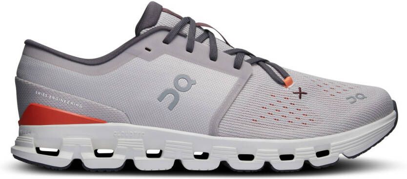 On Cloud X 4 Hardloopschoenen grijs