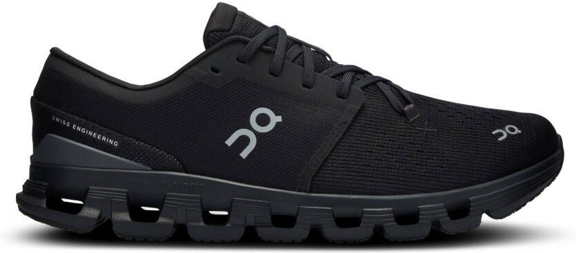 On Cloud X 4 Hardloopschoenen zwart