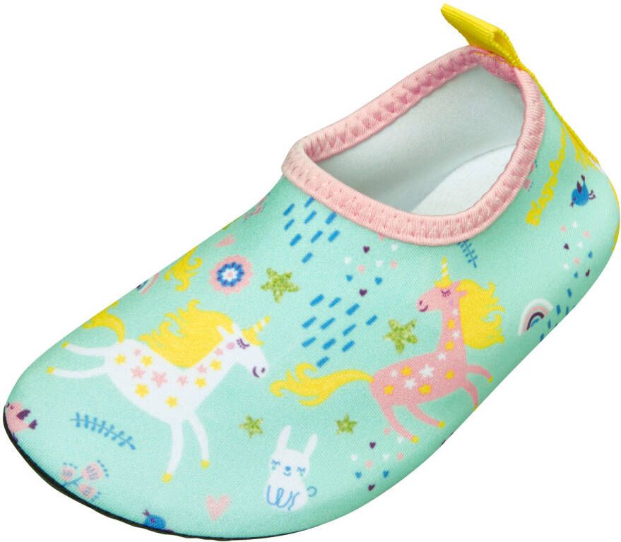 Playshoes Kid's Barfuß-Schuh Einhorn Watersportschoenen meerkleurig