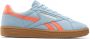 Reebok Classics Club C Grounds suède sneakers lichtblauw oranje - Thumbnail 6