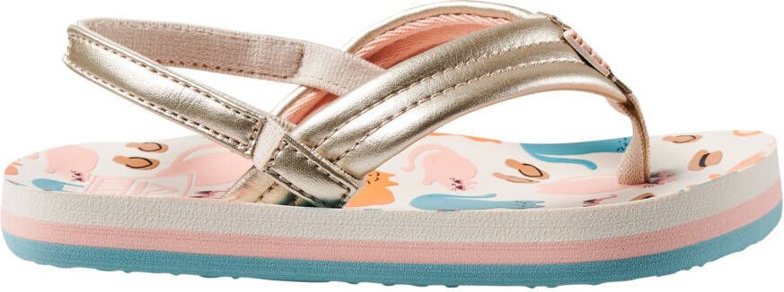 Reef Kid's Little Ahi Sandalen maat 7K beige