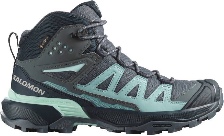 Salomon Women's X Ultra 360 Mid GTX Wandelschoenen blauw