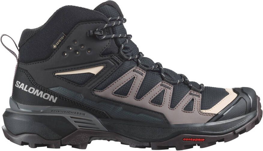 Salomon Women's X Ultra 360 Mid GTX Wandelschoenen grijs zwart