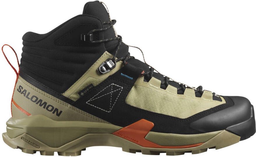 Salomon X Ultra Alpine Mid GORE-TEX Approachschoenen zwart olijfgroen