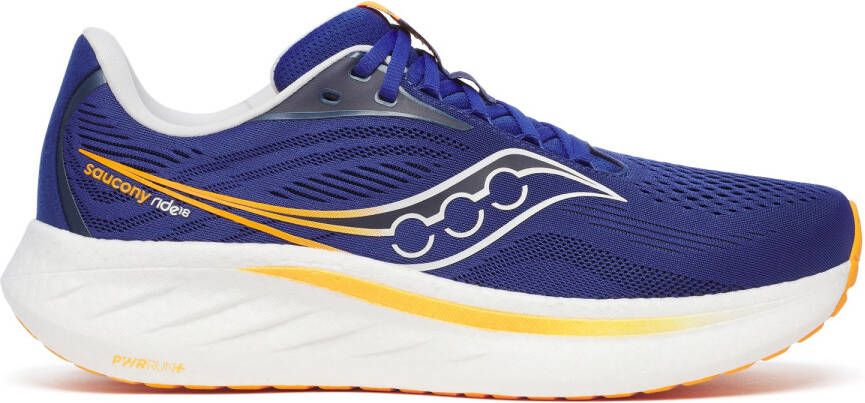 Saucony Ride 18 Hardloopschoenen blauw