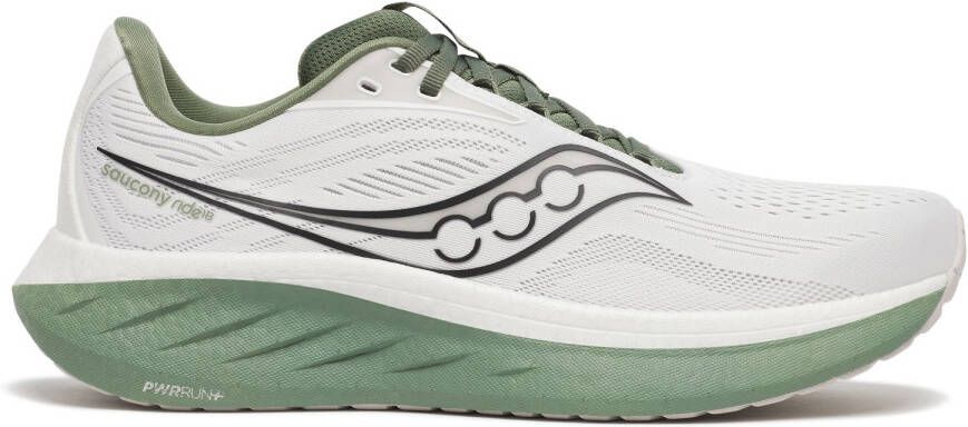 Saucony Ride 18 Hardloopschoenen wit