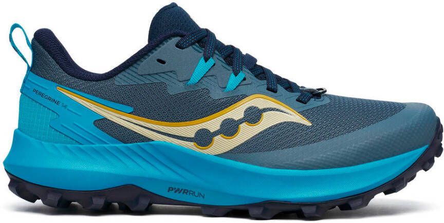 Saucony Women's Peregrine 14 Trailrunningschoenen blauw