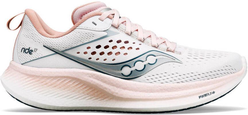 Saucony Women's Ride 17 Hardloopschoenen wit