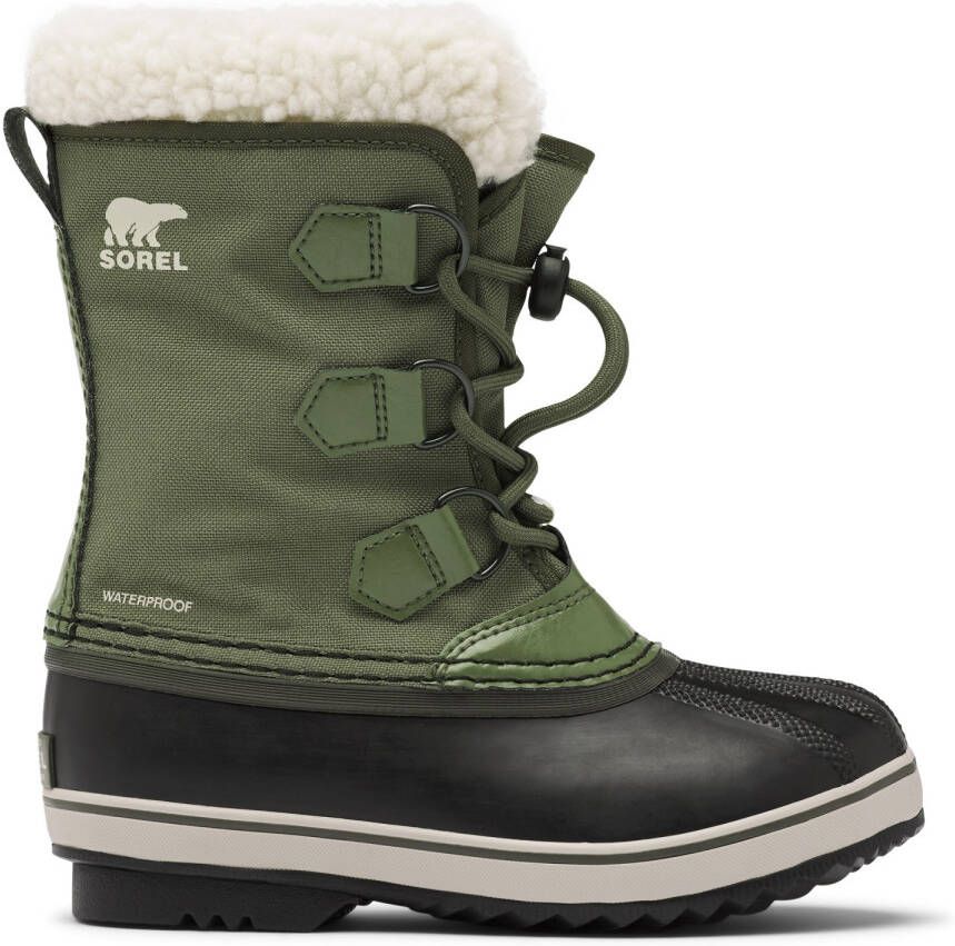 Sorel Kid's Yoot Pac Nylon Waterproof Winterschoenen olijfgroen