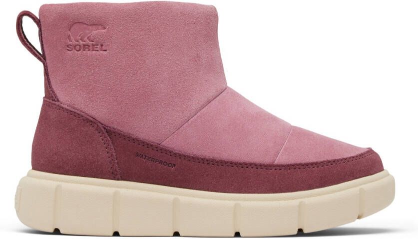 Sorel Kid's Youth Explorer III Slip-On Waterproof Winterschoenen roze