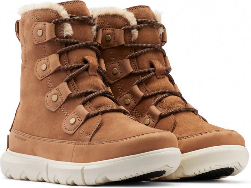 Sorel Cognac Vachtlaarzen Explorer Ii Joan Faux Fur Wp - Foto 4