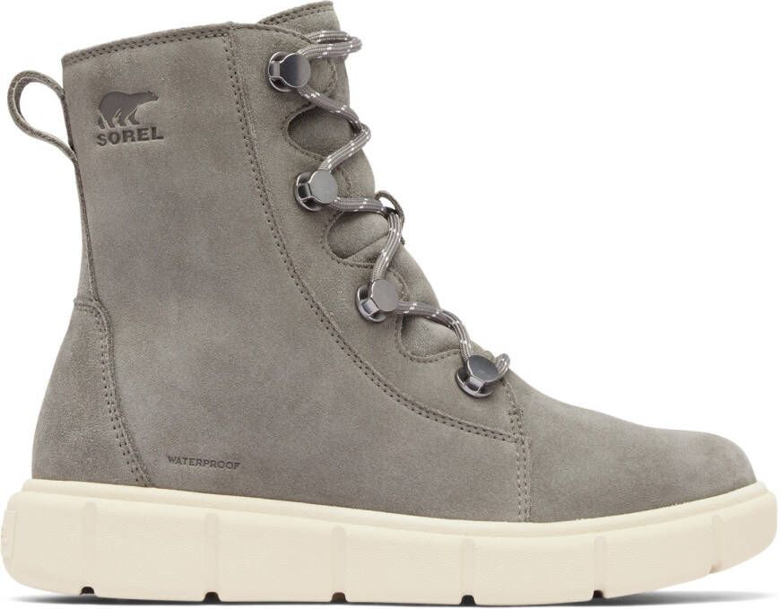 Sorel Women's Explorer III Joan Waterproof Winterschoenen grijs