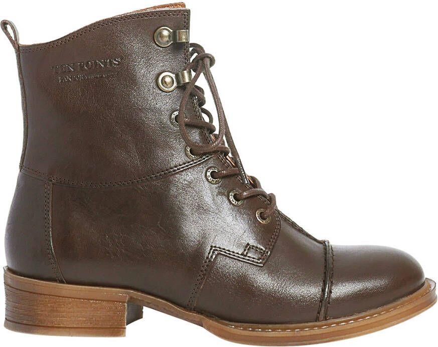 Ten Points Women's Pandora Lace Boots Hoge schoenen bruin