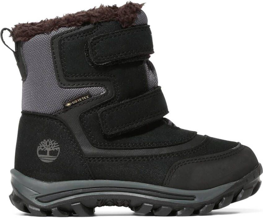 Timberland Kid's Chillberg Mid Hook & Loop GTX Snow Boot Winterschoenen maat 10K zwart