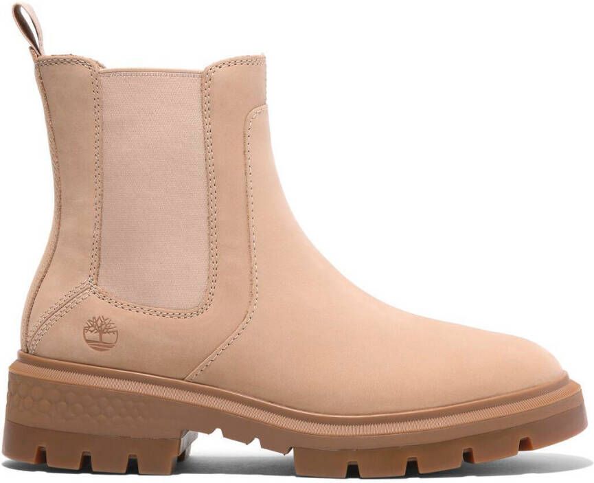 Timberland Women's Cortina Valley Mid Chelsea Boot Hoge schoenen beige