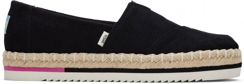 TOMS Women's Alpargata Platform Rope Sneakers zwart