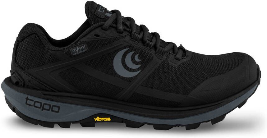 Topo Athletic Terraventure 4 WP Trailrunningschoenen Heren Black Charcoal