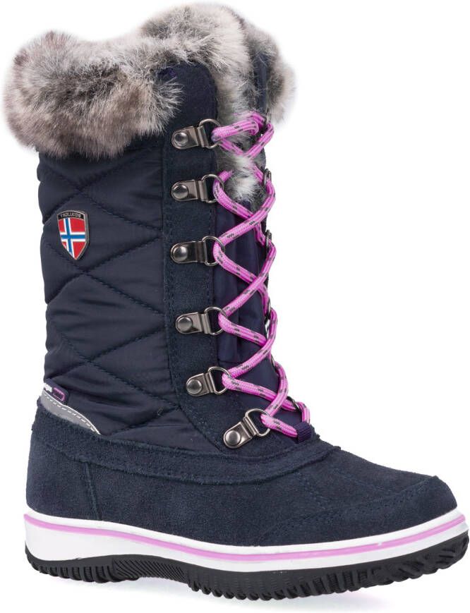 Trollkids Girl's Holmenkollen Snow Boots Winterschoenen blauw