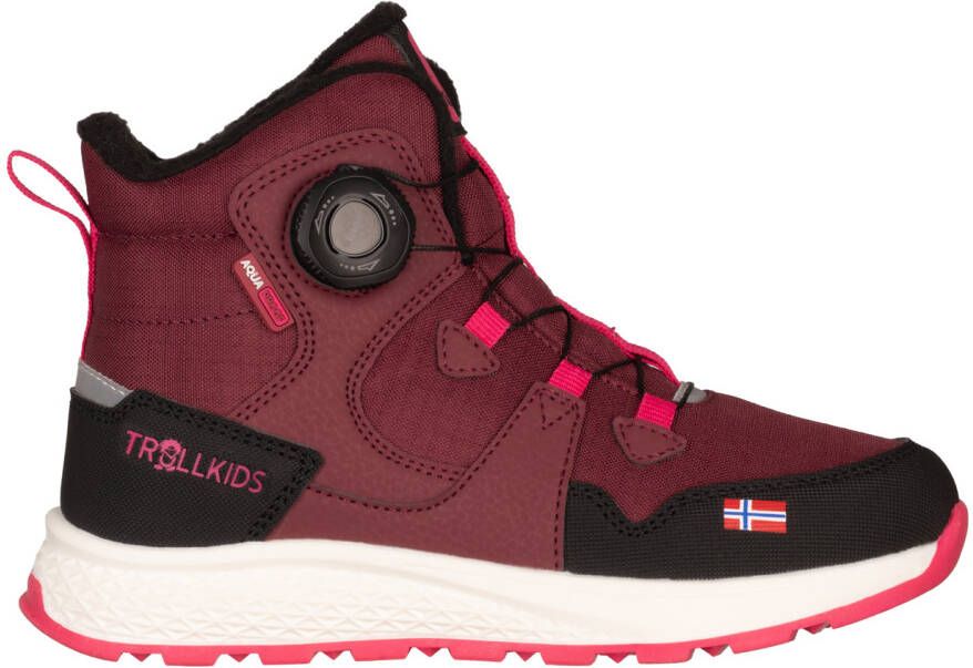 Trollkids Kid's Bergen Winter Mid Cut Winterschoenen rood