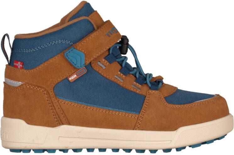 Trollkids Kid's Gryllefjord Mid Cut Vrijetijdsschoenen almond blauw