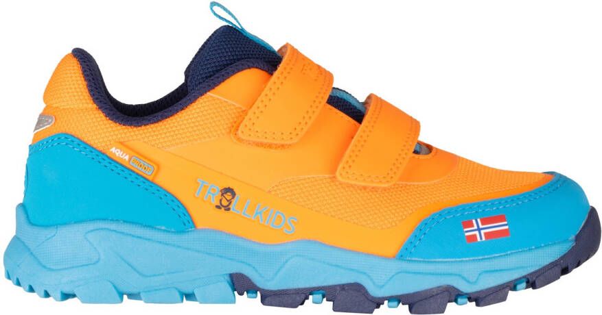 Trollkids Kid's Preikestolen Hiker Multisportschoenen blauw oranje