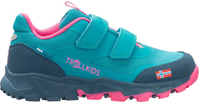 Trollkids Kid's Preikestolen Hiker Multisportschoenen turkoois blauw