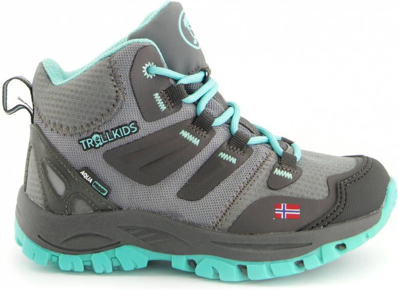 Trollkids Kid's Rondane Hiker Mid Wandelschoenen grijs