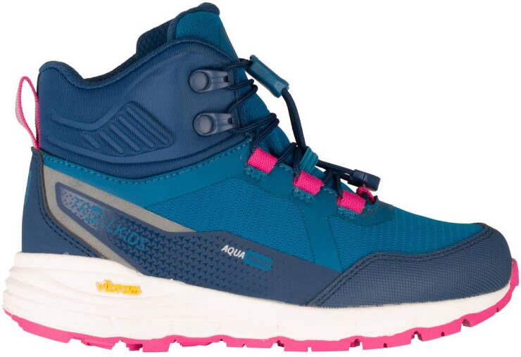 Trollkids Kid's Skarvan Hiker Mid XT Wandelschoenen blauw