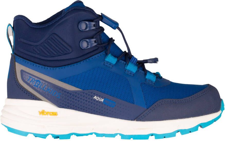 Trollkids Kid's Skarvan Hiker Mid XT Wandelschoenen blauw