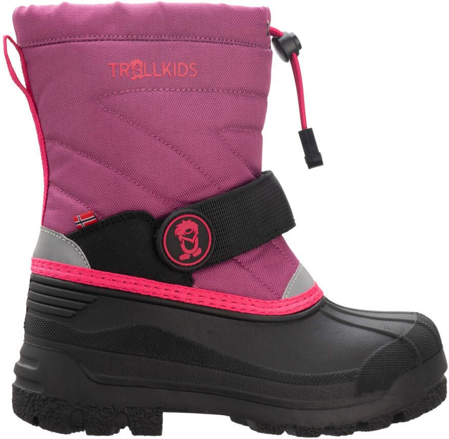 Trollkids Kid's Telemark Winter Boots Pro Winterschoenen purper zwart