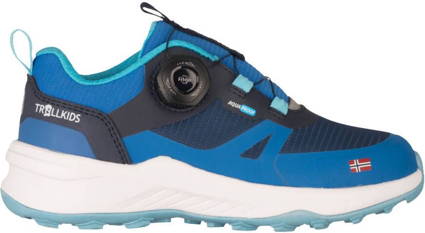 Trollkids Kid's Trollfjord Hiker Low XT Multisportschoenen blauw