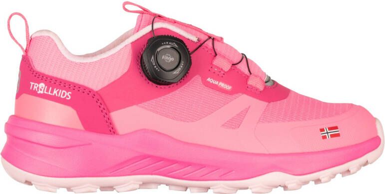 Trollkids Kid's Trollfjord Hiker Low XT Multisportschoenen roze