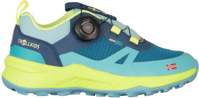 Trollkids Kid's Trollfjord Hiker Low XT Multisportschoenen turkoois